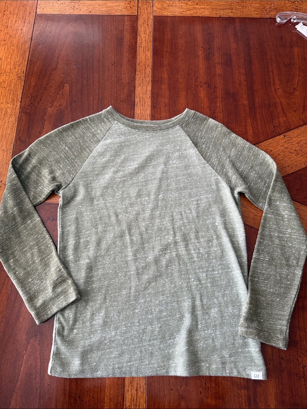 GAP Olive Green Raglan Long-Sleeve Tee
